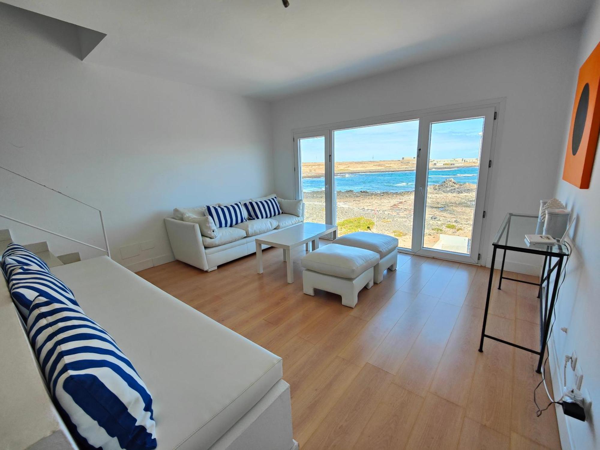 Blue Breeze House With Pool Facing Sea Villa Corralejo Bagian luar foto